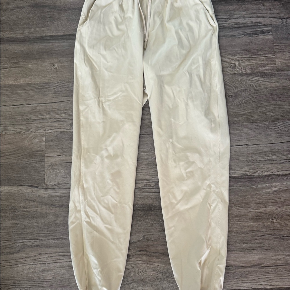 Stretch high rise full length joggers
